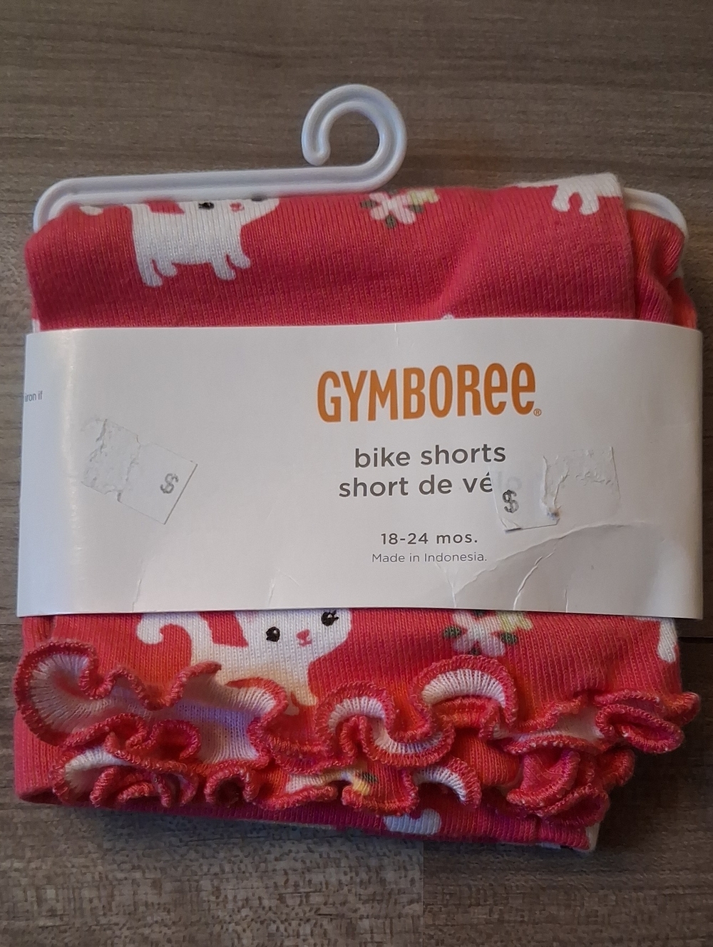 Gymboree Tea Time Afternoon Kitty Flower Bike Short NWT size 18-24 Months (L)